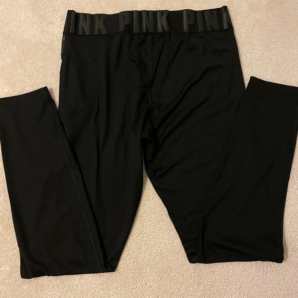 VS. PINK ultimate criss cross v waist leggings-medium like new - Picture 3 of 6